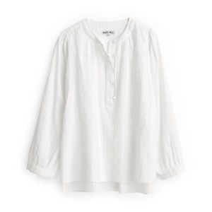 Alex Mill Popover Swiss dot blouse